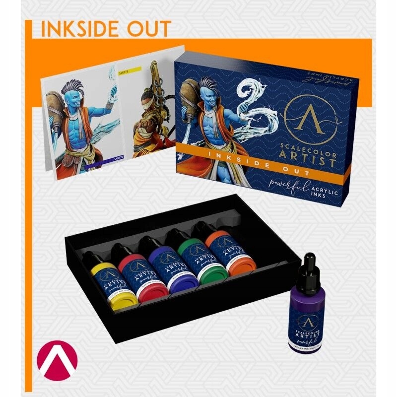 Scale75: Scalecolor Paint Set Artist Range Inkside Out sada 6 barev