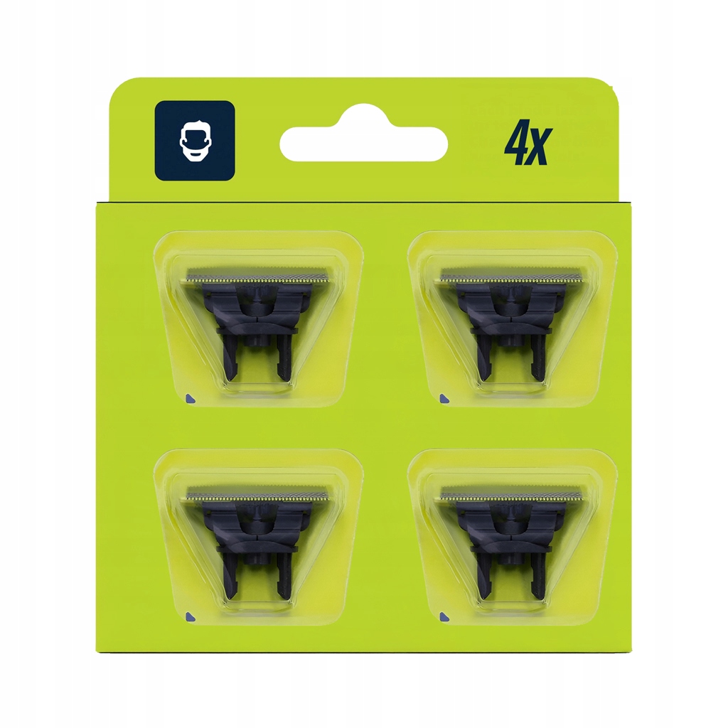 4X Ostrza Do Golarki Philips One Blade Qp Wkład Wymienne 4 Sztuki Końcówka