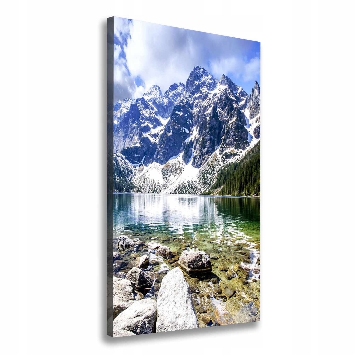 

Foto obraz na płótnie Morskie oko Tatry 50x100 cm