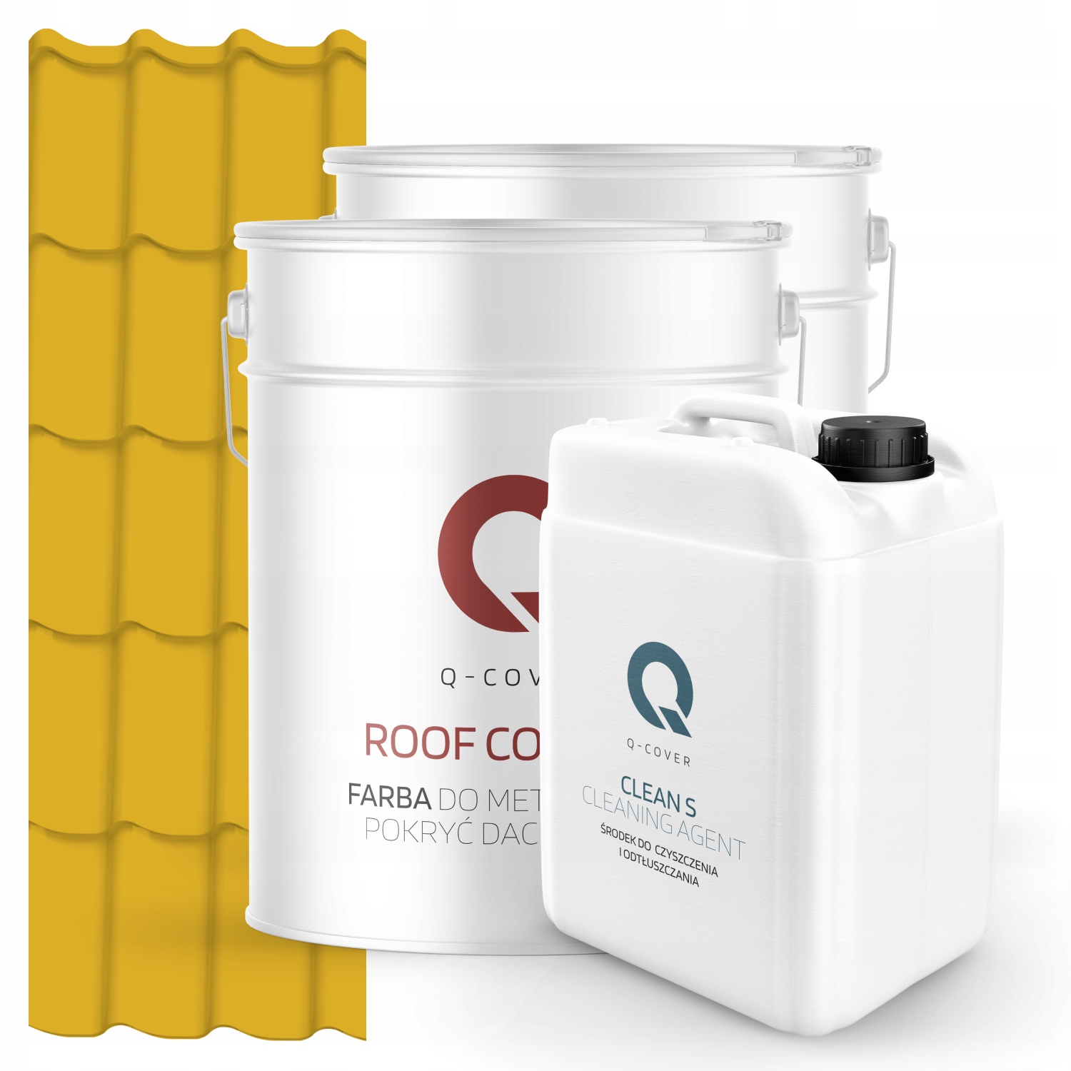 Farba Strecha Metal Podklad Odmasťovač Žltá Citrónová Ral 1012 74 m2 Polomatná