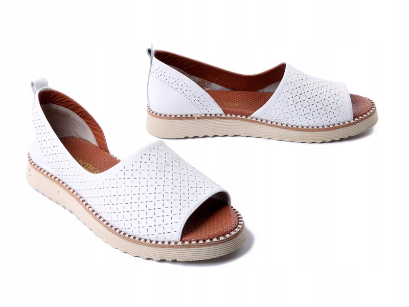 Sandały damskie Artiker Relaks 56C2531 biały r39