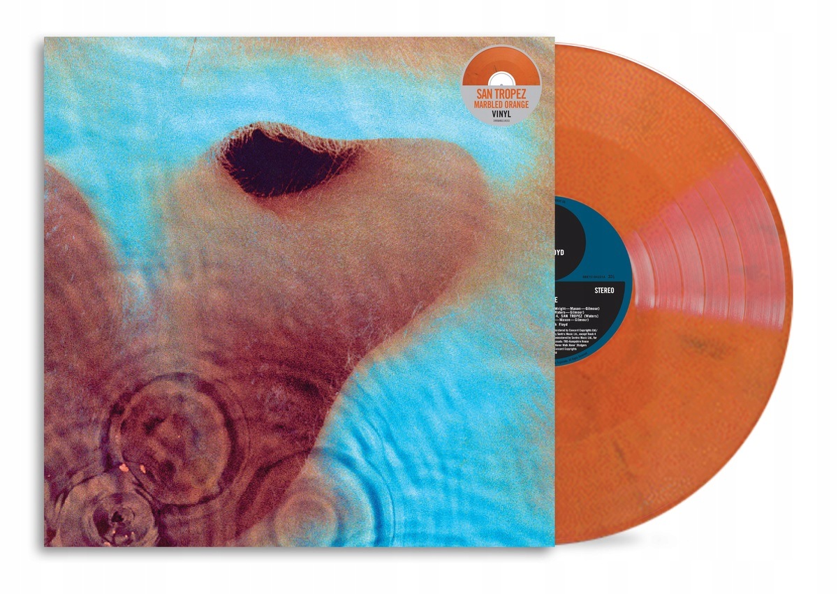 Pink Floyd Meddle Lp Winyl (sony) (san Tropez Marbled Orange)