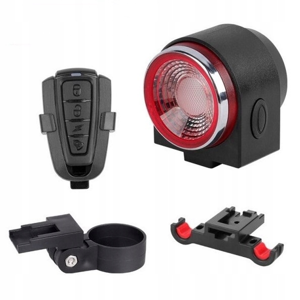 LAMPKA ROWEROWA ALARM JET A8 PILOT FUNKCJA STOP