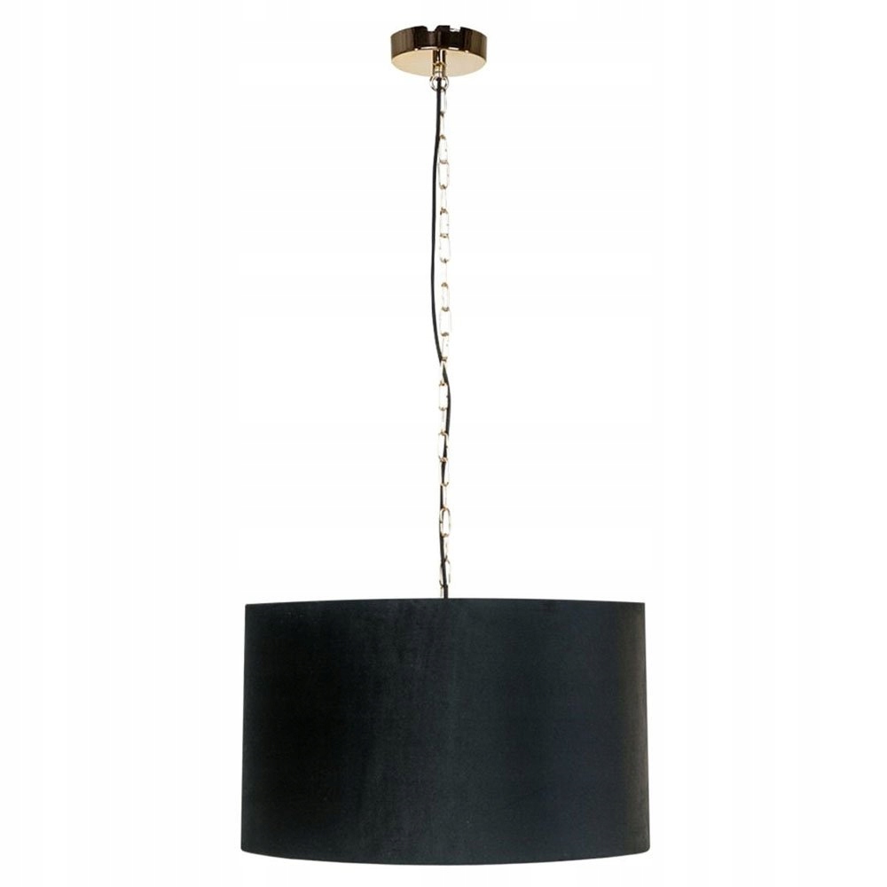 Černá klasická závěsná lampa do ložnice Inga Zuma Line