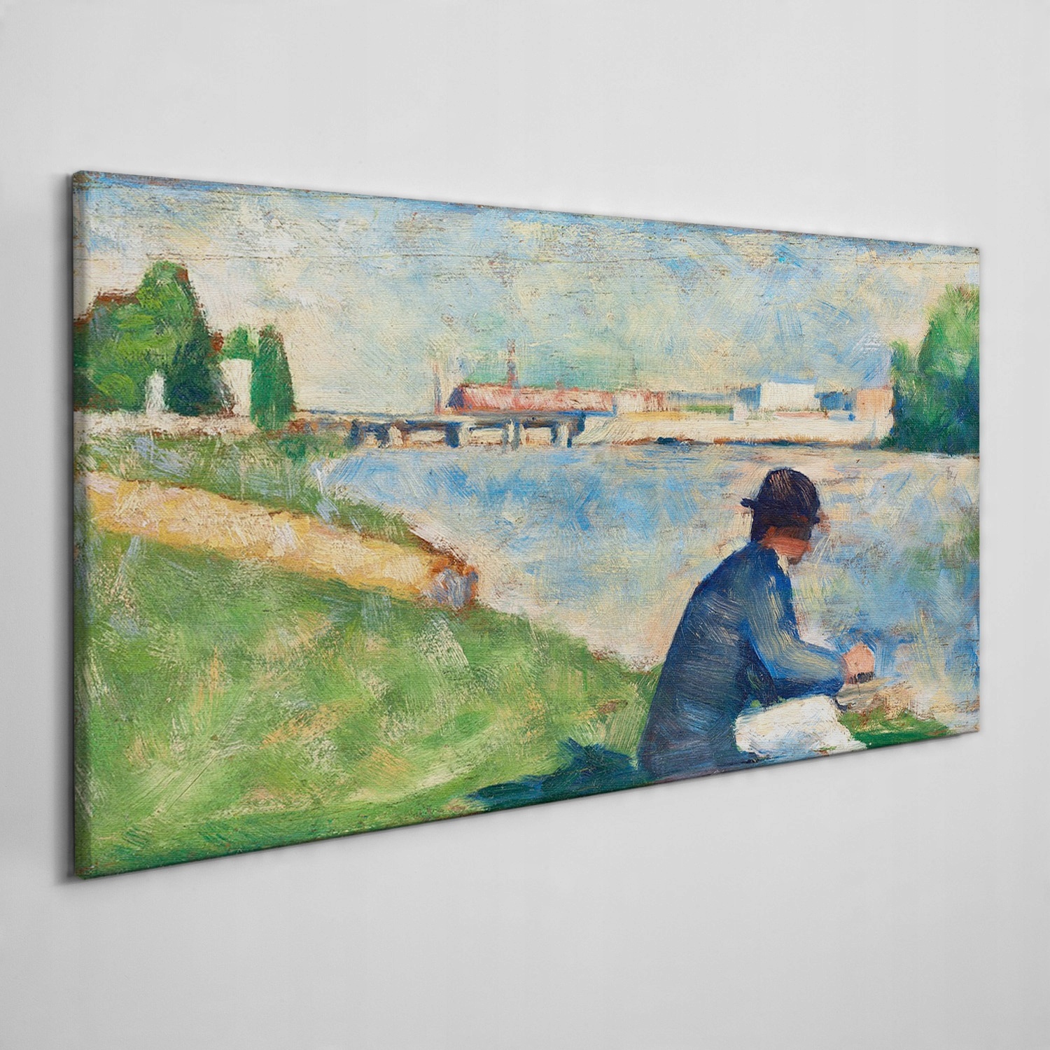 

Obraz na płótnie Woda ludzie malarstwo 140x70 cm