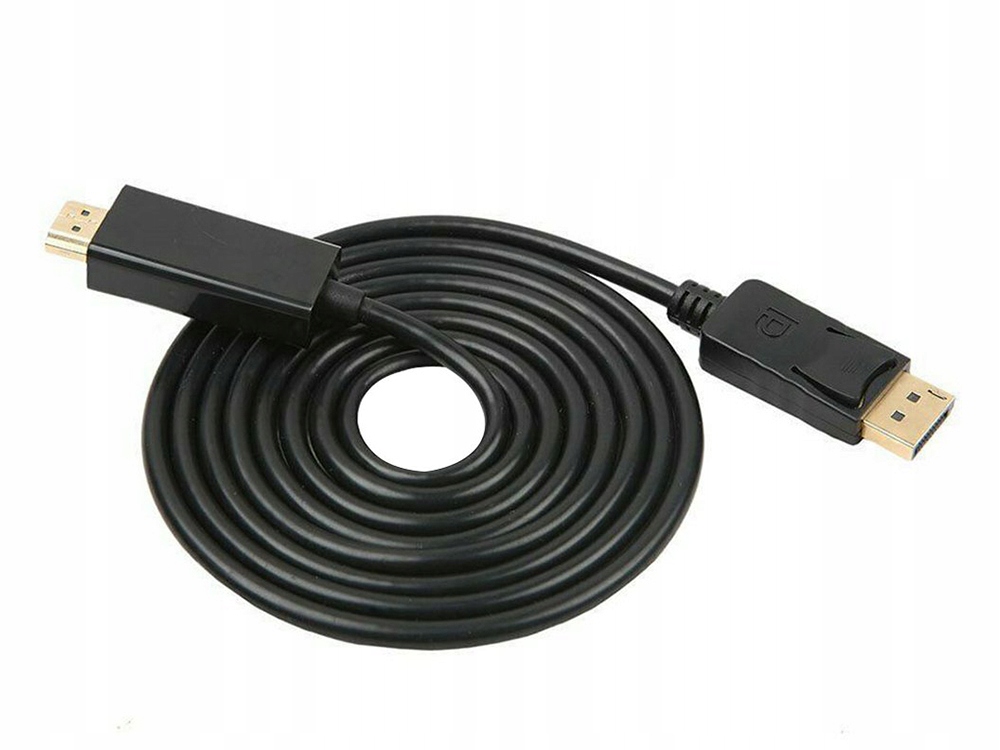 KABEL ADAPTER PRZEWÓD DISPLAY PORT DISPLAYPORT DP do HDMI KONWERTER 1,8M Marka Raltek