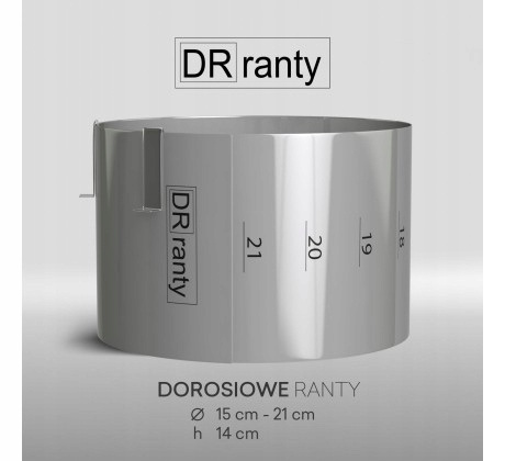 

Rant Rd okrągły 15-21 cm podziałka 14 cm Dorosiowe