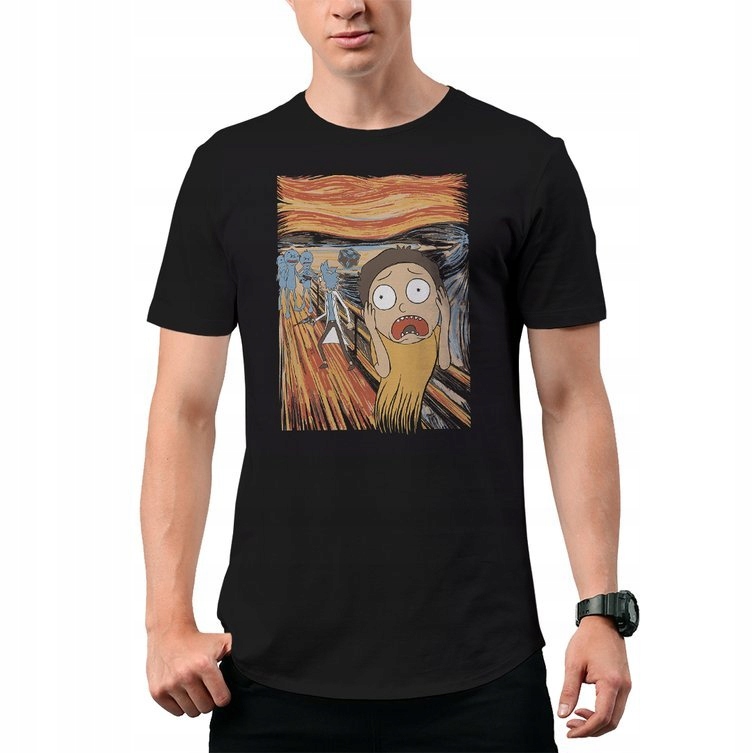 

Koszulka T-Shirt Rick Morty Scream Painting XL