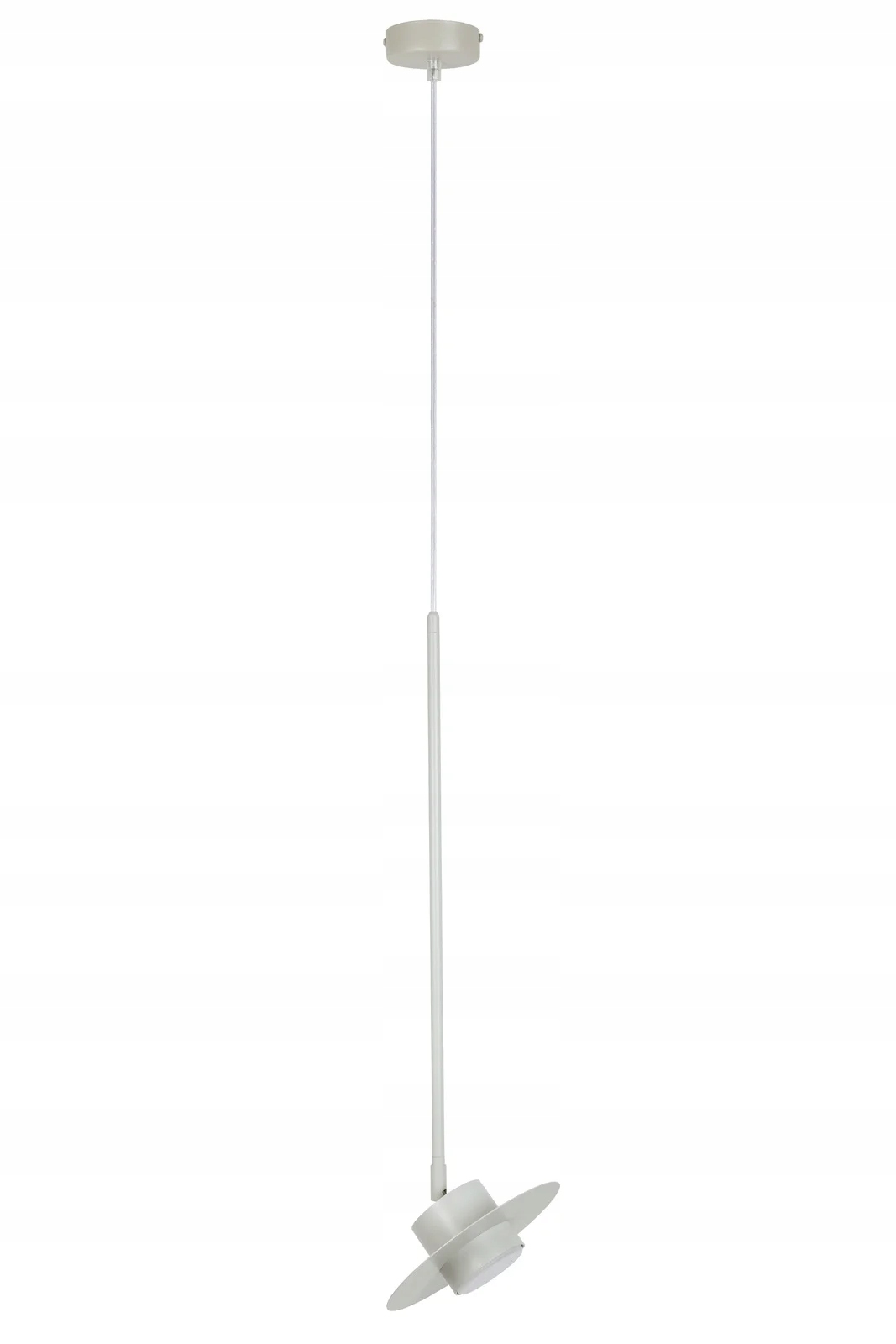 Závěsná lampa šedá kulatá 20 cm pohyblivá do kuchyně minimalistická Sigma