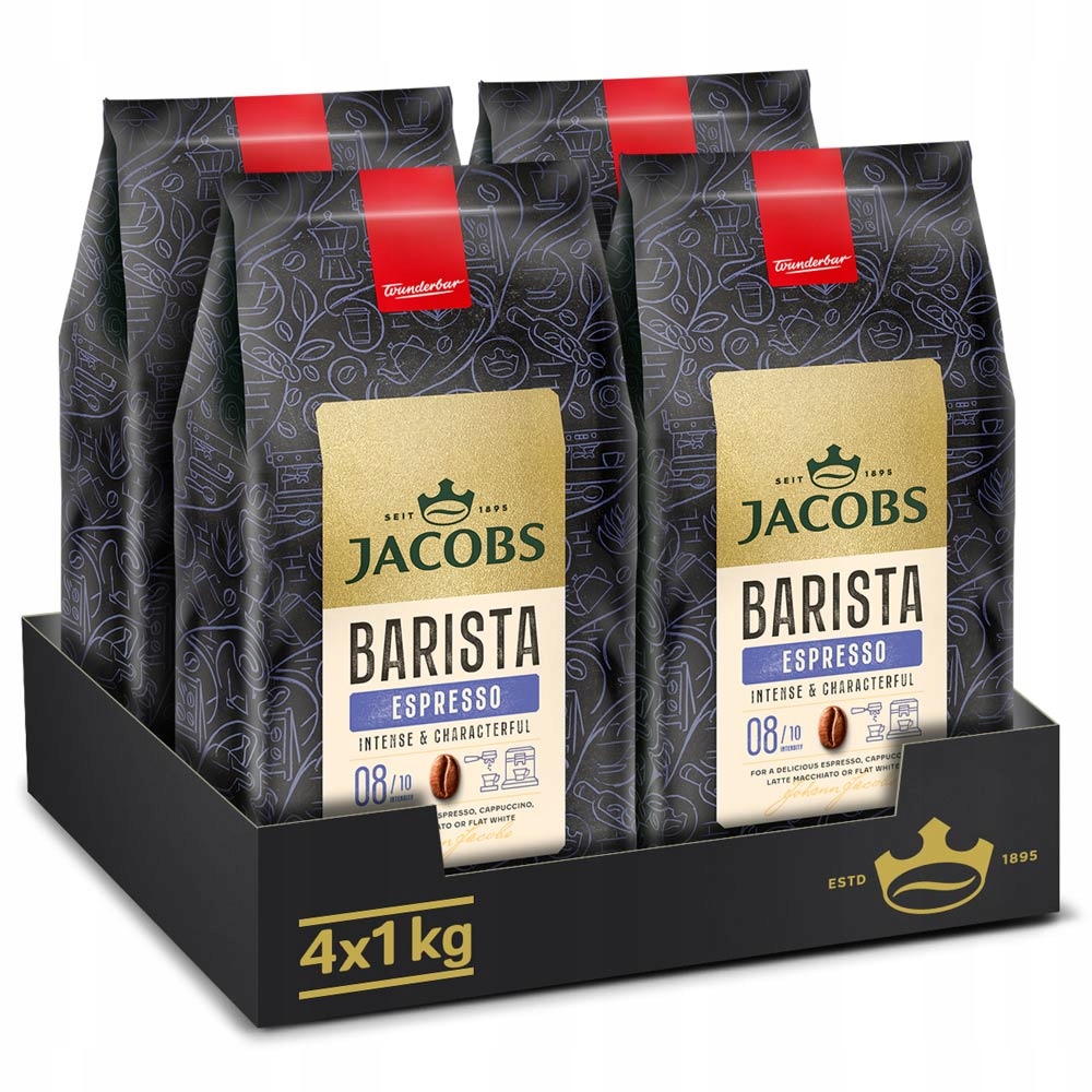 Kawa ziarnista Jacobs Barista Espresso 4x 1kg
