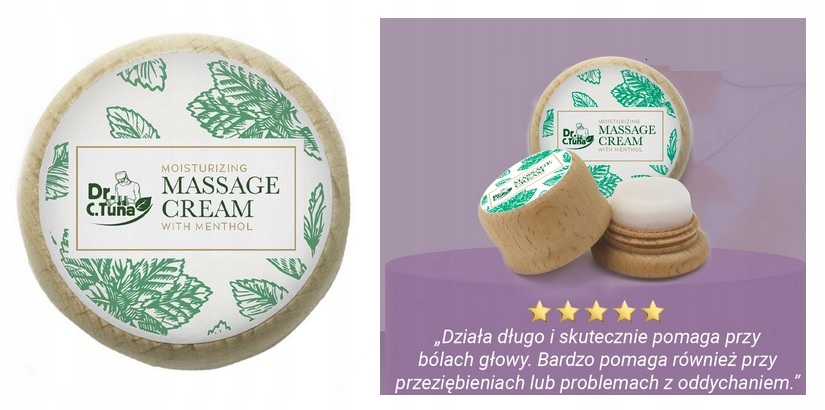 

Farmasi Dr. C. Tuna Krem masażu migrana bóle katar