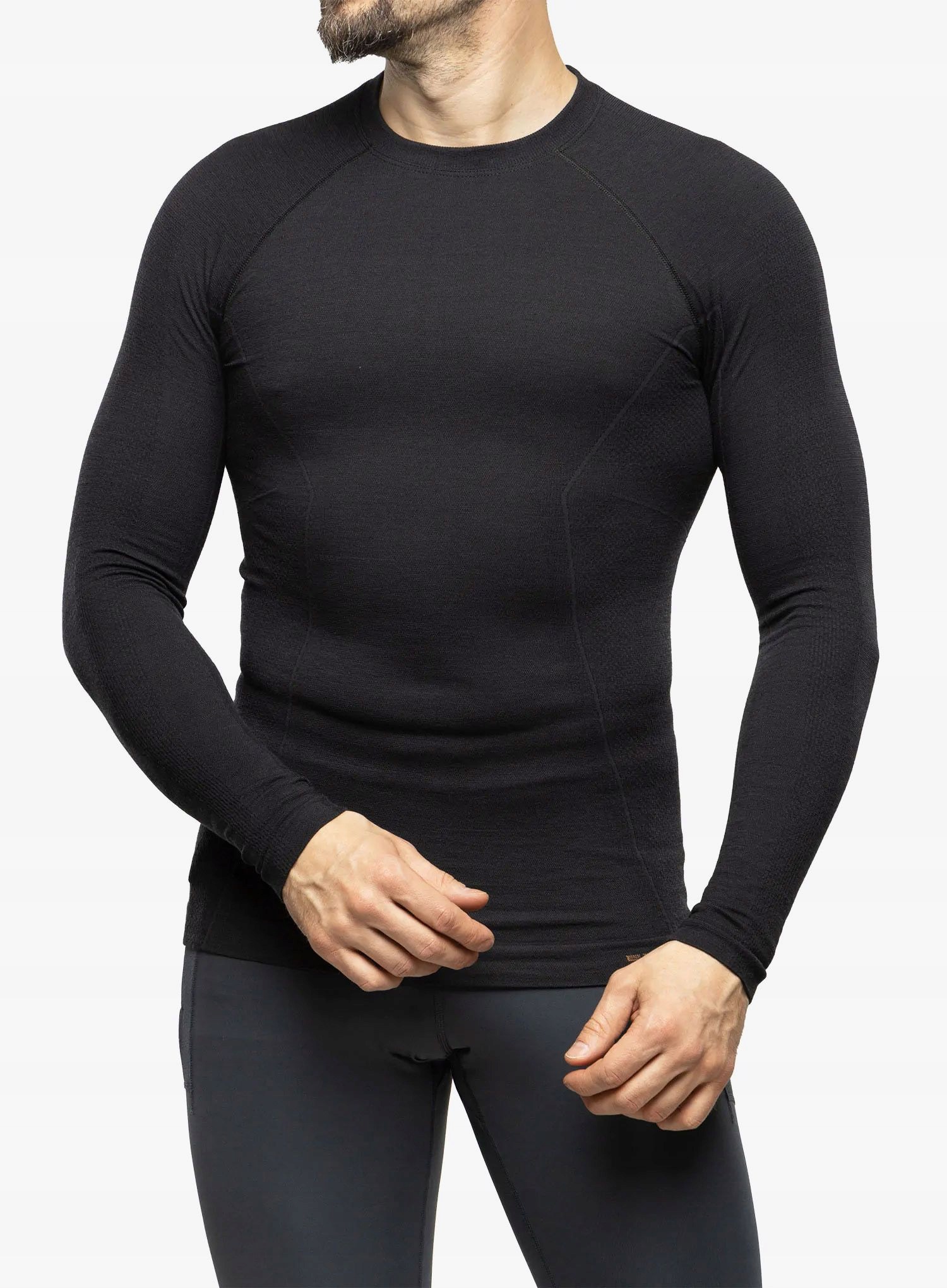 Bluza termoaktywna Brubeck Active Wool L/s Shirt graphite XXL