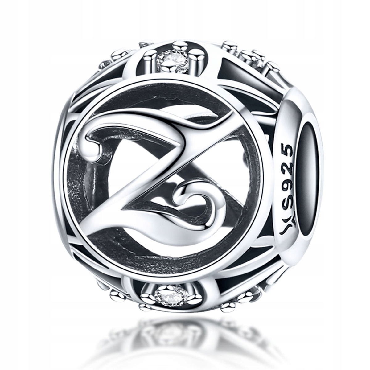 

Zawieszka Charms Litera Z Srebro 925