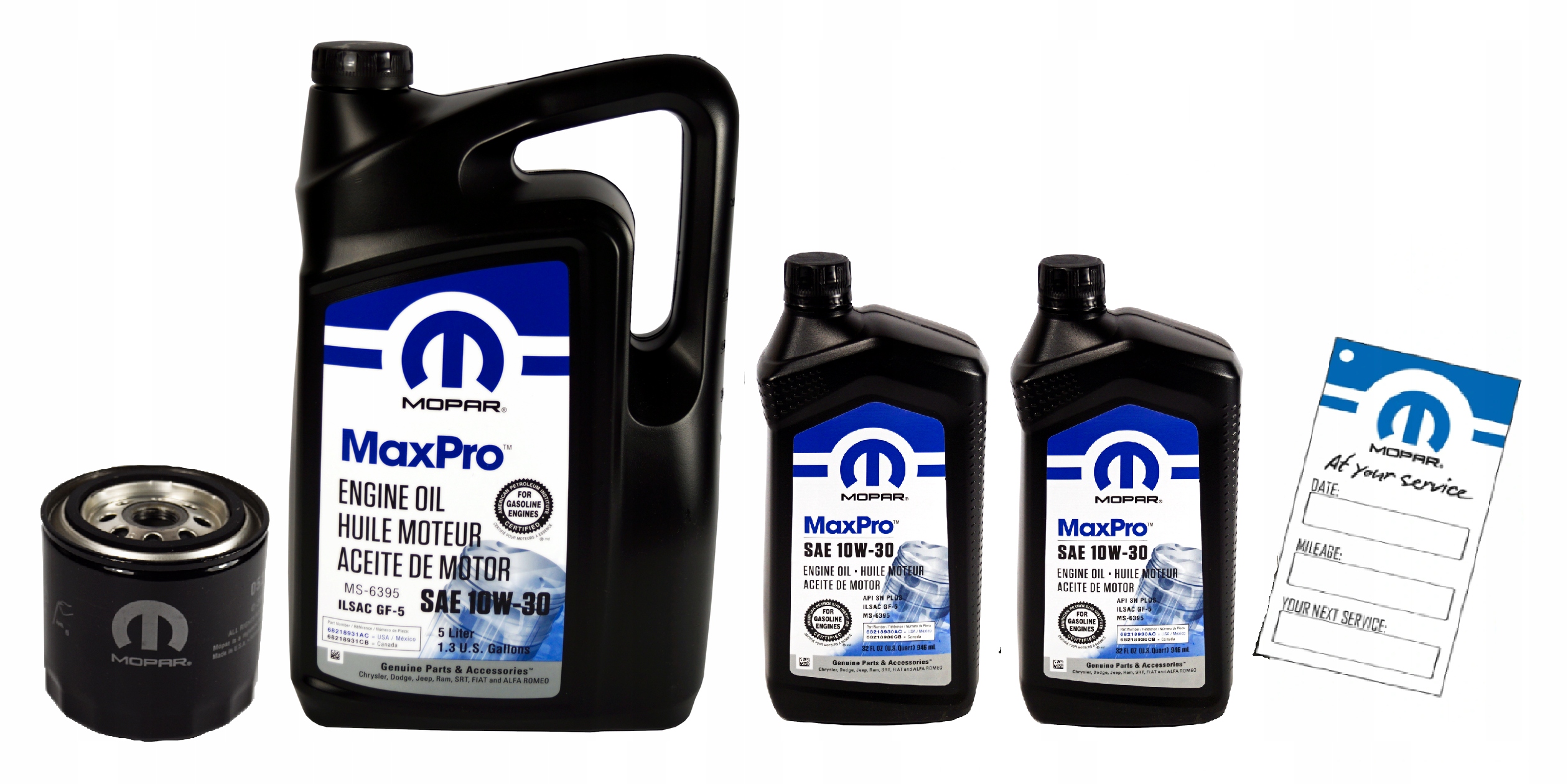 Mopar 10W30 7L Filter MO-090/0FE00292 Chrysler