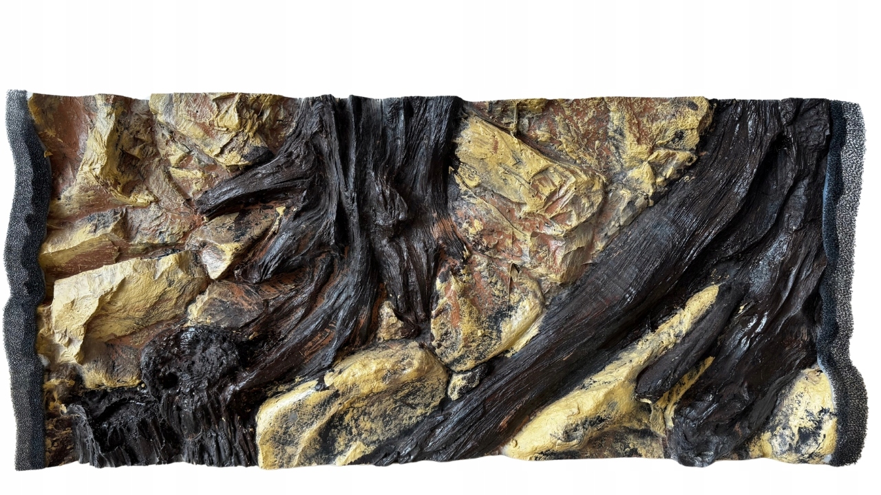 Strukturované Pozadí pro 3D akvárium Kořen 80x40 cm