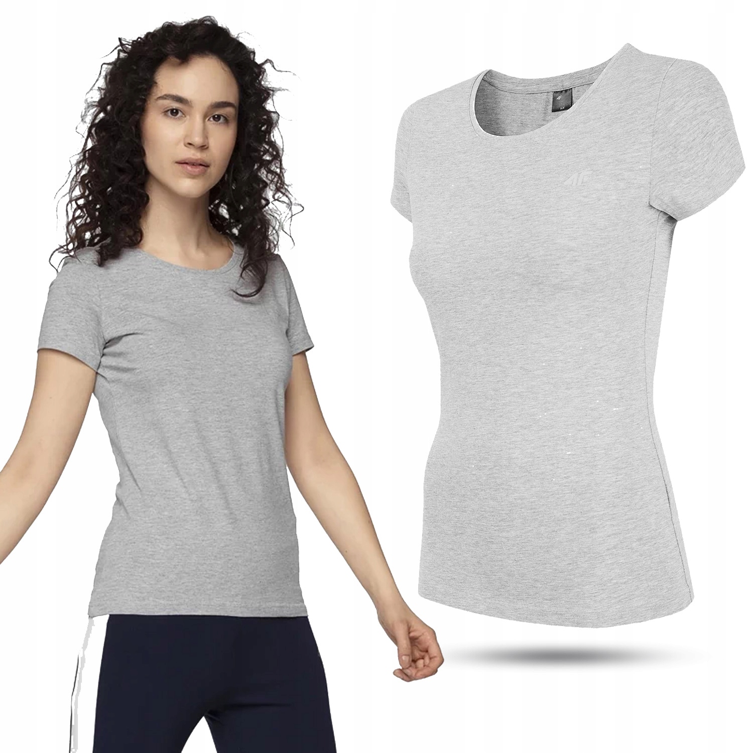 

Damska Koszulka 4F D4-TSD300 T-shirt Na Lato