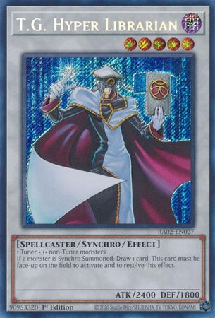 Yu-Gi-Oh! TCG: T.G. Hyper Librarian (V.3) (RA02)