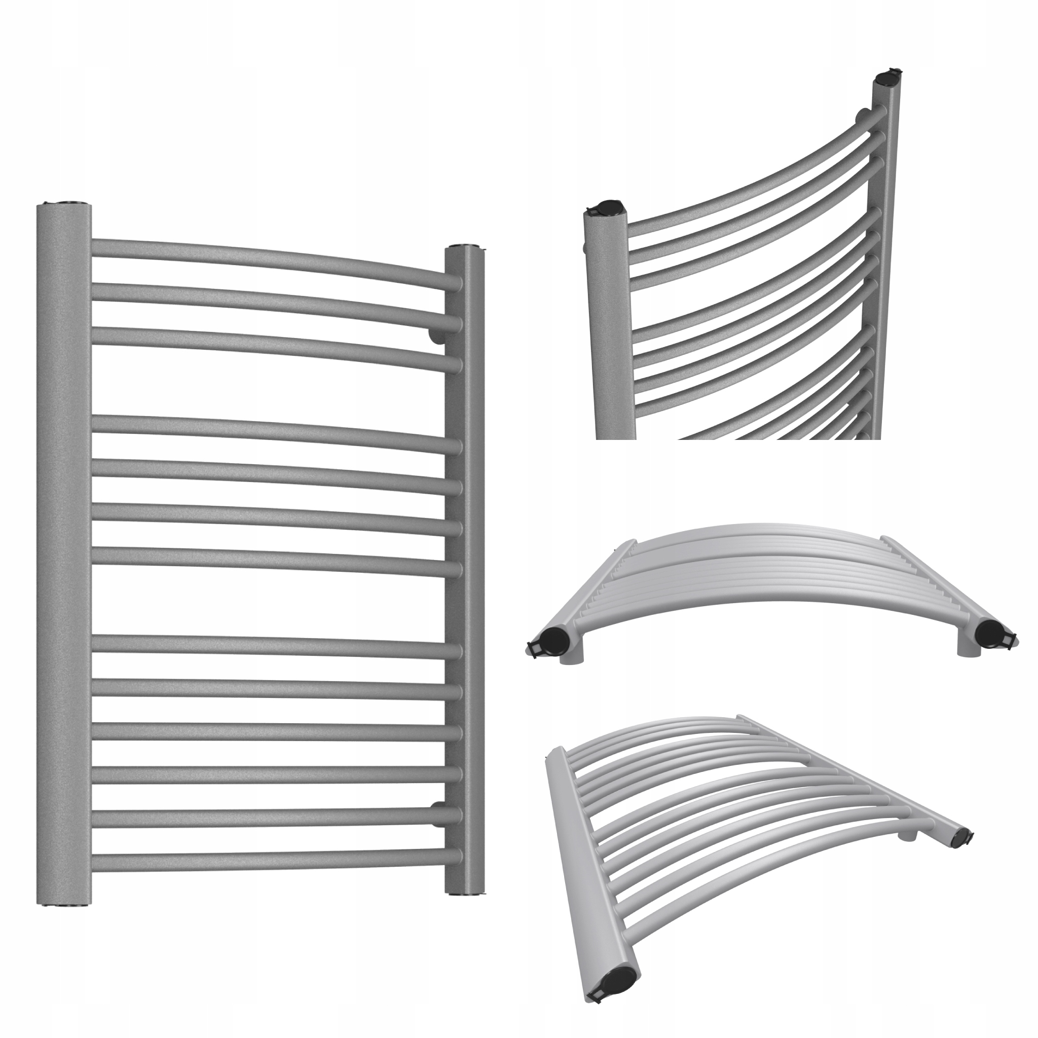 Koupelnový Radiátor Casual 1580x470 Antracit