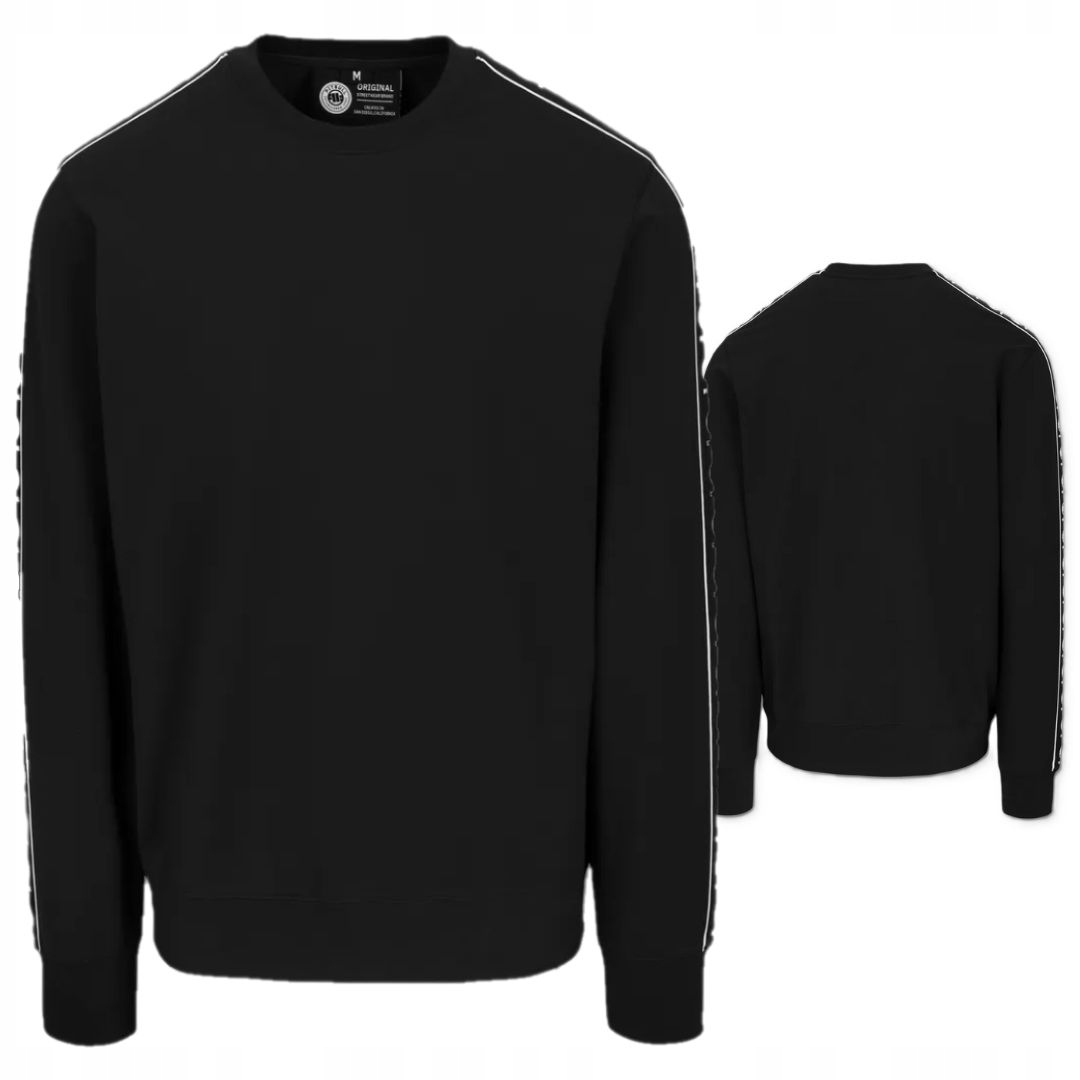 Pitbull West Coast Pánská Mikina Bez Kapuce Tape Nugget Černá Black 3XL