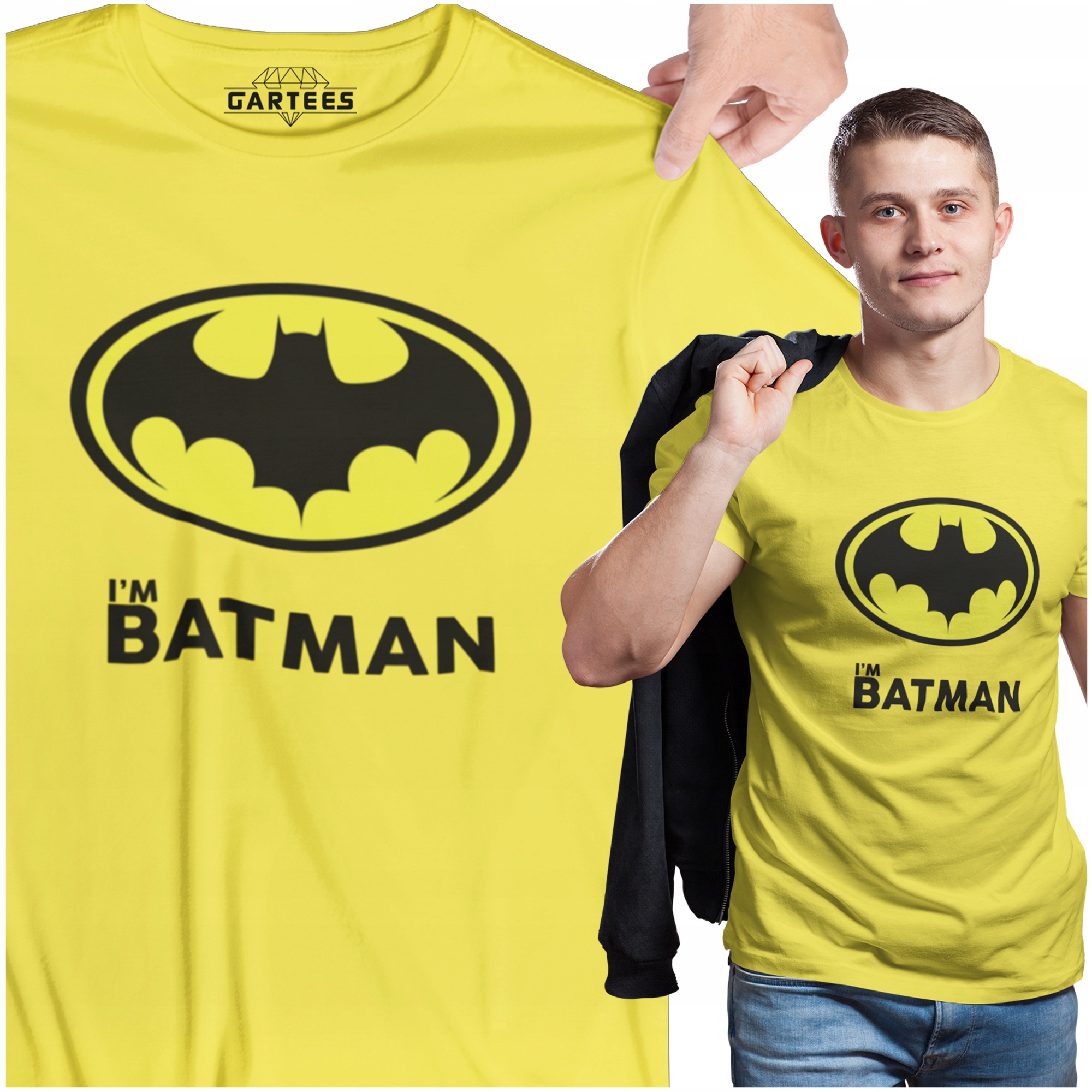 

T-shirt Męski I'M Batman Super Prezent Dla Niego