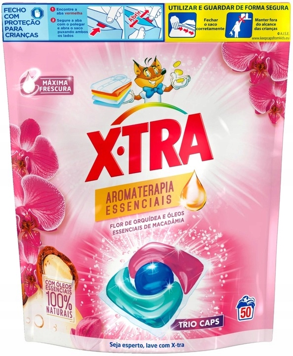 Levně X-tra Trio Caps 50 Ks Aromatherapy Pt Kapsle Na Praní Henkel