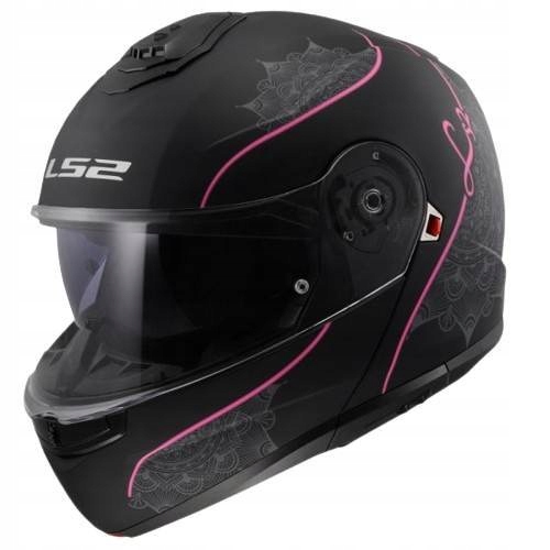 Prilba LS2 FF908 Strobe II Lux M.black PINK-06 L