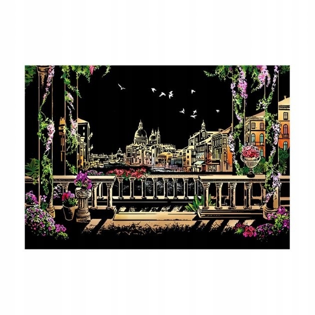 

Magiczna Zdrapywanka Scratch Venice Wenecja 40x28