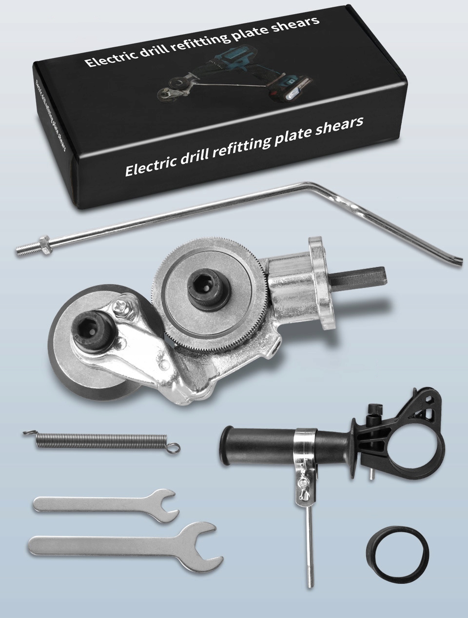 Nożyce do blachy elektryczne LQL1111 PRZYSTAWKA DO WIERTARKI 0,8 mm Marka inna
