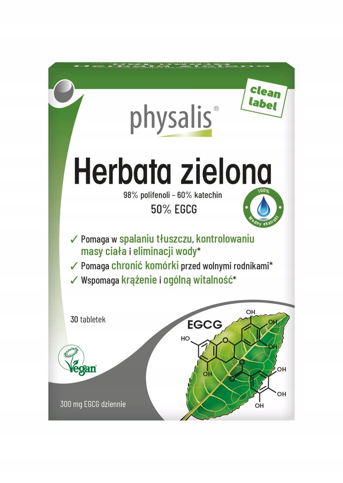 Zelený Čaj 30 Tablet Physalis
