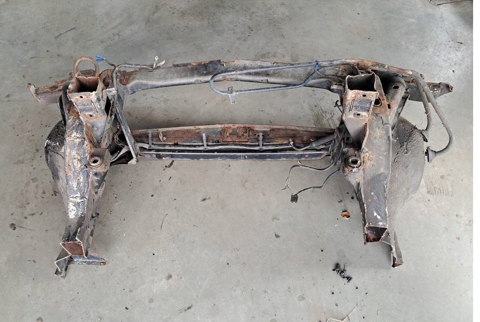 support panel for radiators MERCEDES 107 SL SLC 1076200372