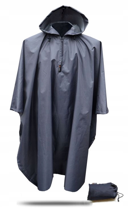 LEKKA UNIWERSALNA PELERYNA PRZECIWDESZCZOWA M/L .2 Materiał dominujący Poliester