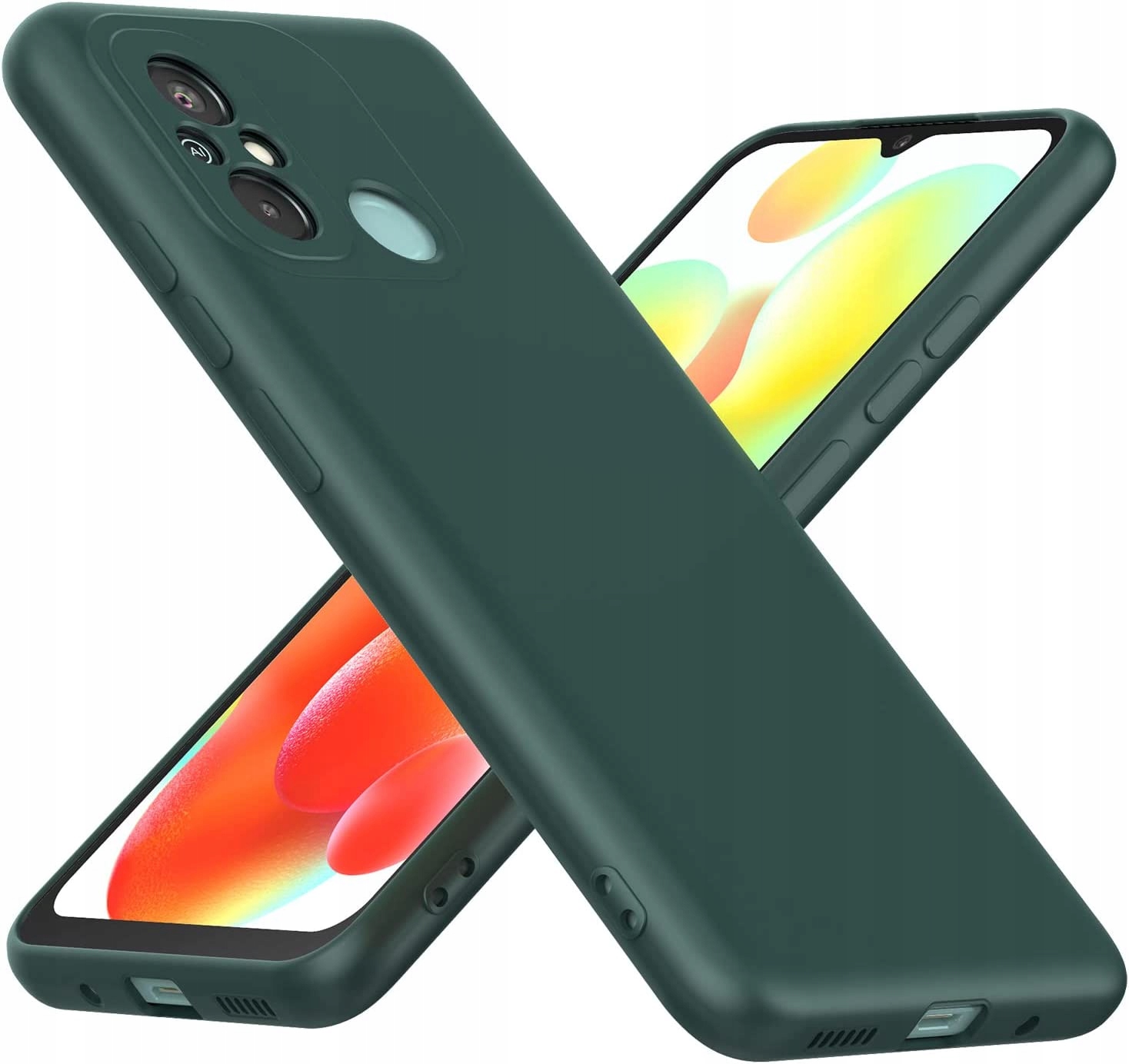

Etui Matowe Slim do Xiaomi Redmi 12C Szkło 9H