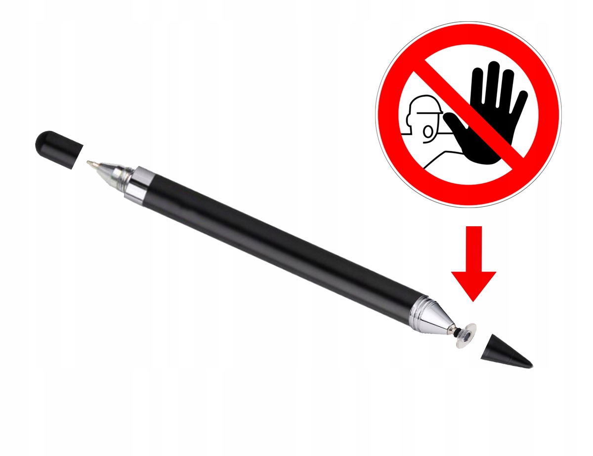 RYSIK STYLUS PEN DŁUGOPIS DO EKRANÓW DOTYKOWYCH Marka bez marki