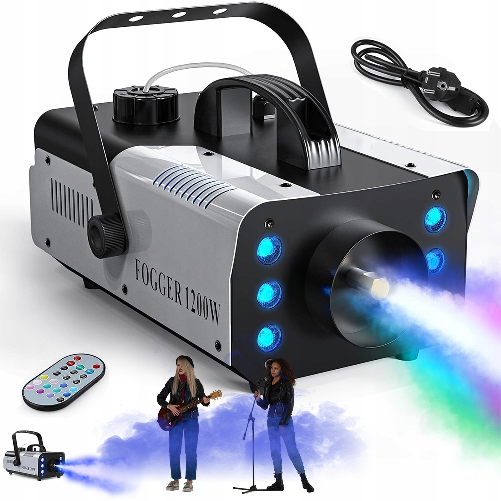 Led Vyvíječ 1 L 1200 W Pro Generátory Kouře Bezdrátové Dálkové Ovládání