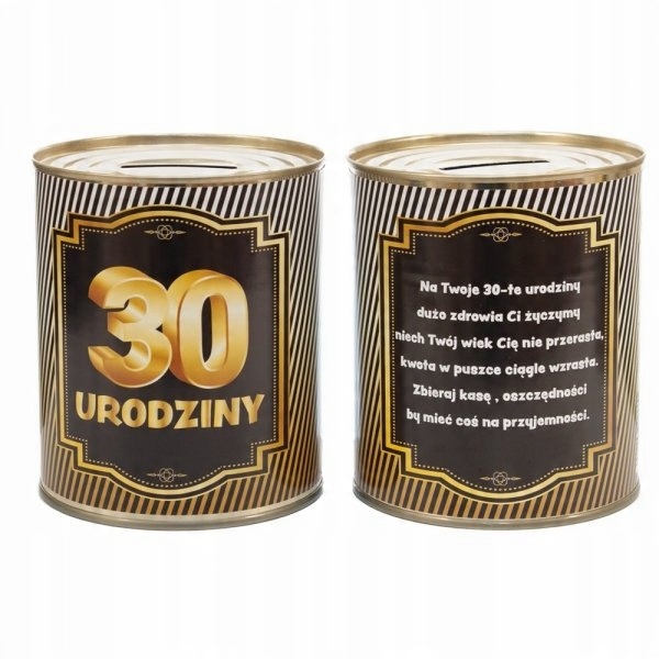 

Skarbonka Na 30 Urodziny Trzydziestkę