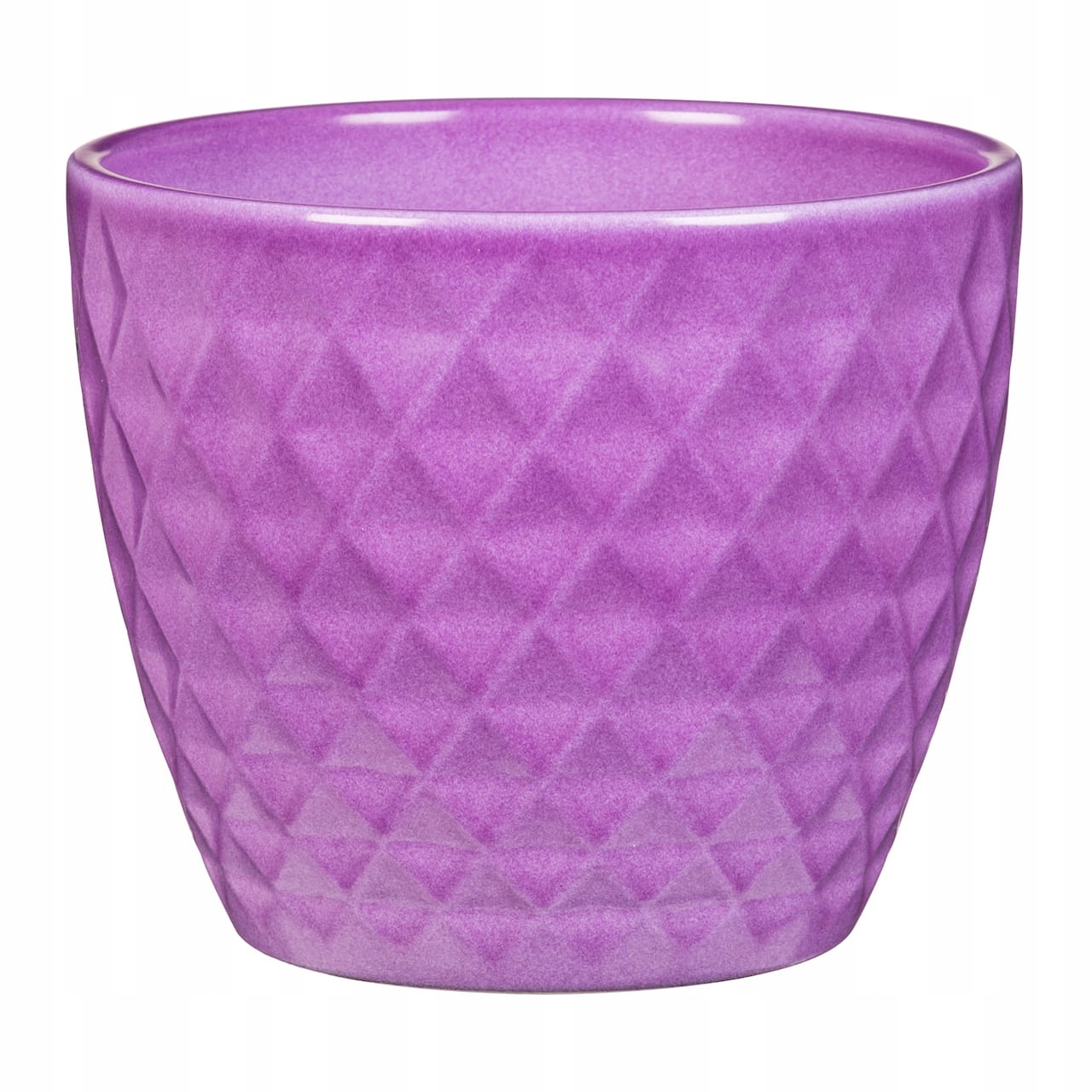 

Fioletowa osłonka na doniczkę Crystal 16 ceramika