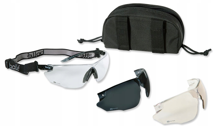 Okulary balistyczne Bolle Tactical Combat Kit Platinium (combkitn)