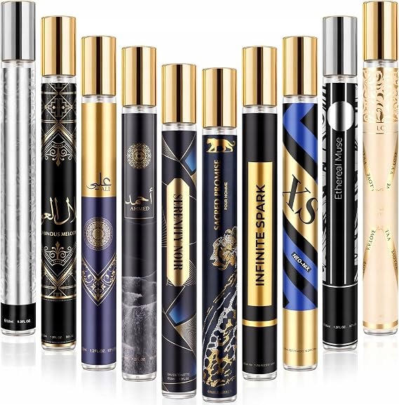 Zestaw perfum Zkonly dla mężczyzn, 10 sztuk wody toaletowej, mini rozmiary