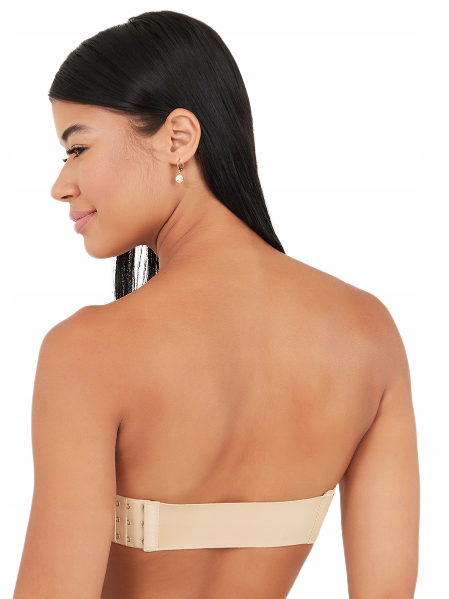 BARDOTKA STANIK BIUSTONOSZ GŁADKI SILIKONOWY TYŁ MAX PUSH-UP BEZSZWOWY Marka Inna marka