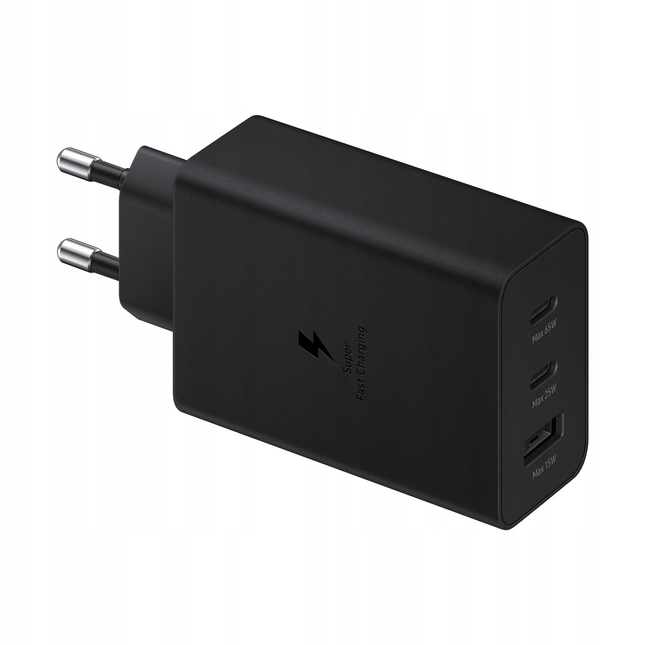 Nabíjačka 2x Usb-c a 1x Usb Pps Pd 65W Qc 3.0 Afc Fcp čierna