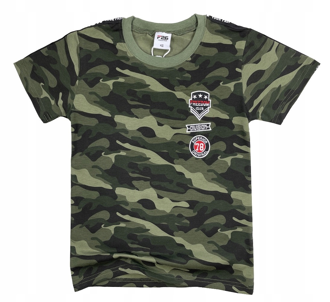 

Bluzka t-shirt Moro Division r 8 - 122/128 Red