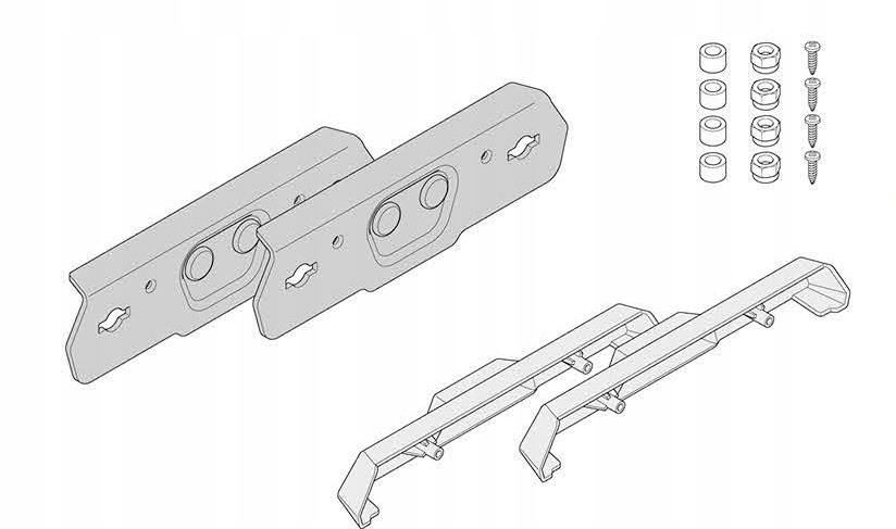 Kappa Upevnenie Bočných Kufrov (zapnutie) Monokey K-venture Komplet Na D