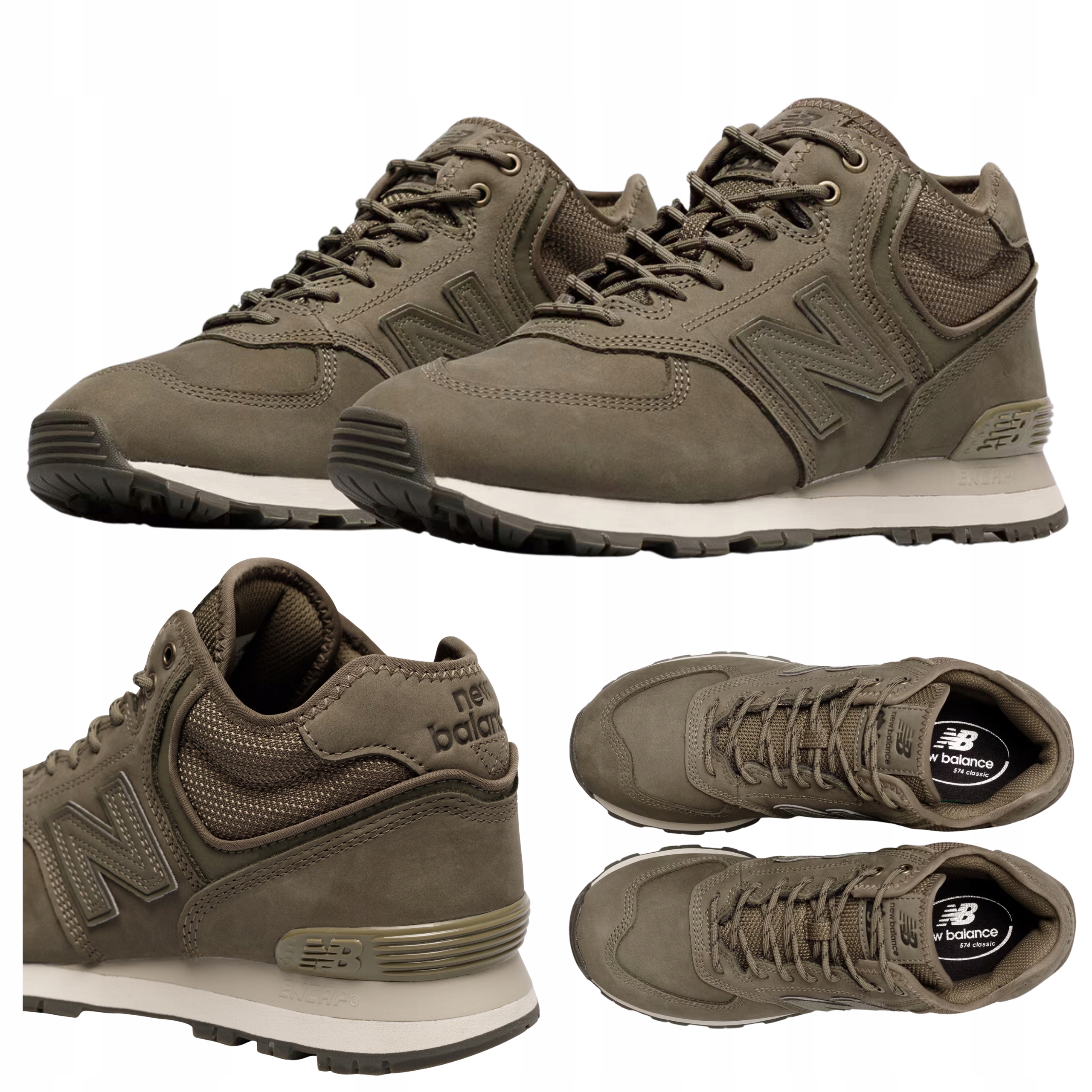 Tenisky na zimu Podzim Pohodlné Kožené New Balance U574HMO Vel. 37