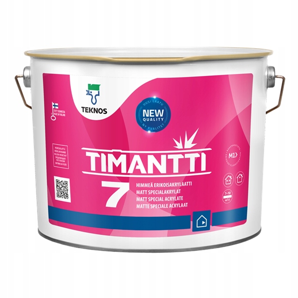 Matná protiplesňová farba Timantti 7 2,7L odolná do kúpeľne a kuchyne