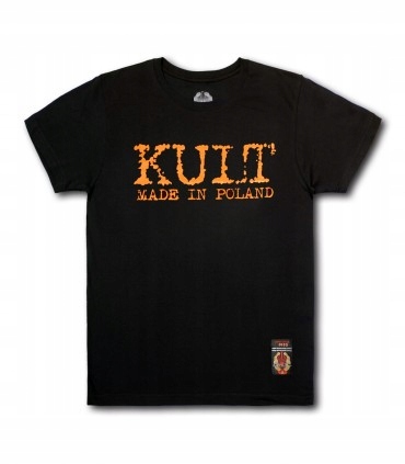 Koszulka Kult Made In Poland Prosta Czarna