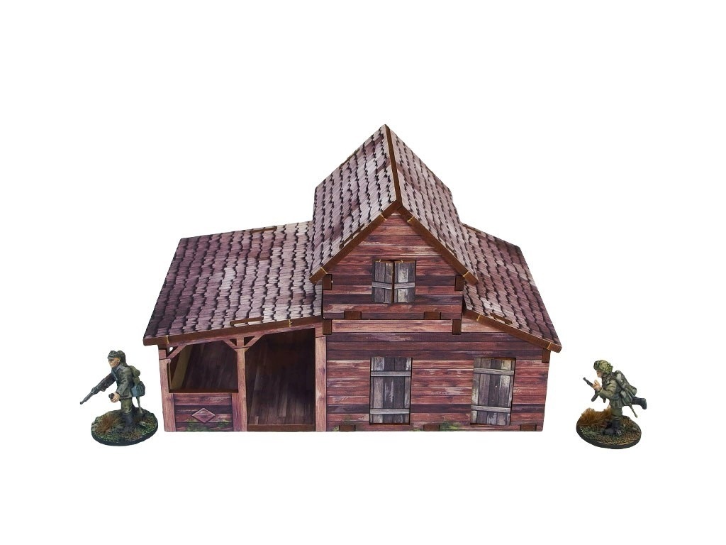 WW2 Ostfront Village Workshop (1) (28mm)