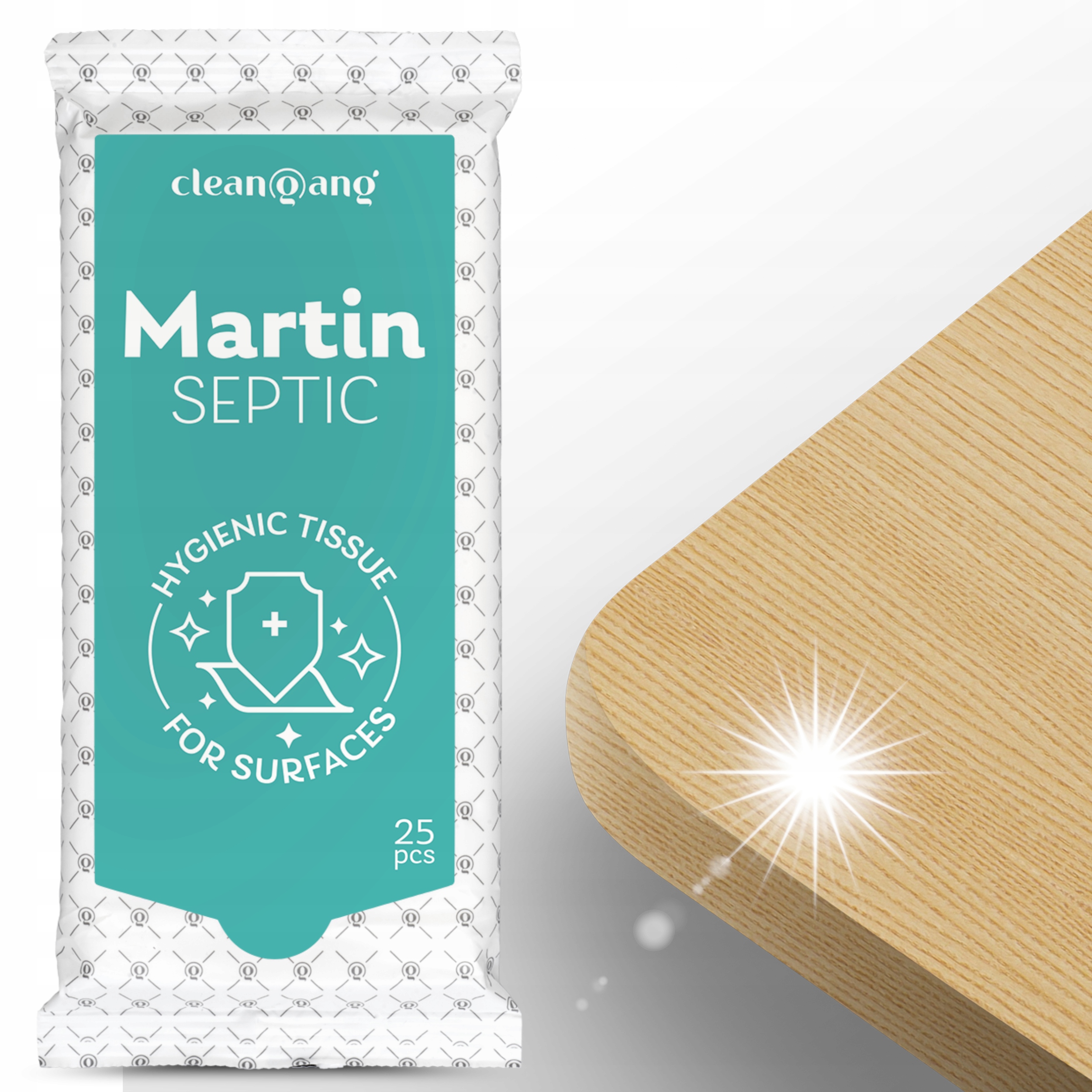 Levně 5x CleanGang Hygienické navíjecí ubrousky do 25 Ks