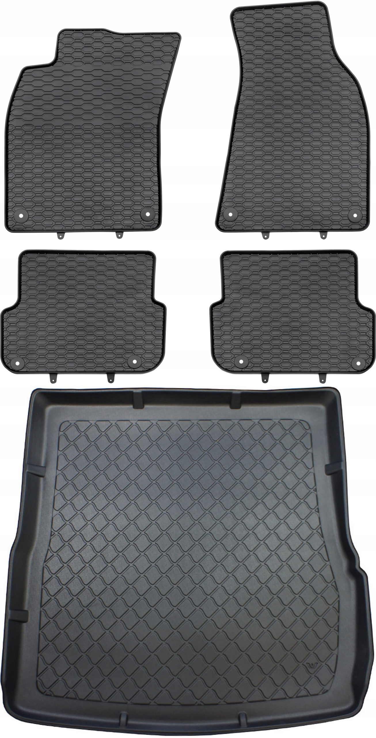 Audi A6 C6 Kombi od roku 06.2006-2011 Sada Koberce batožinový priestor