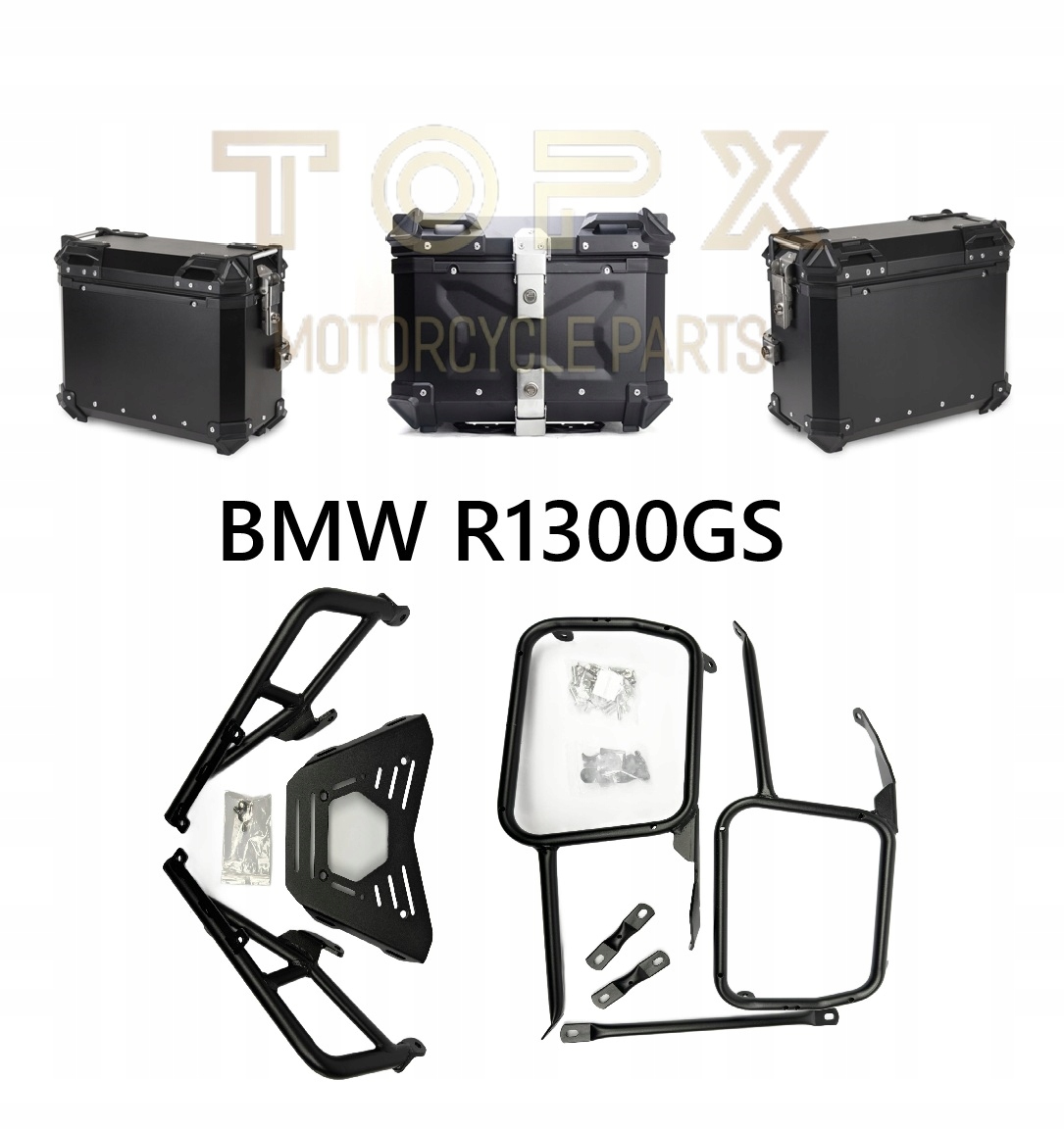 Aluminiové Kufry Bmw R1300GS R 1300 Gs 2024+ Černé 3x kufr