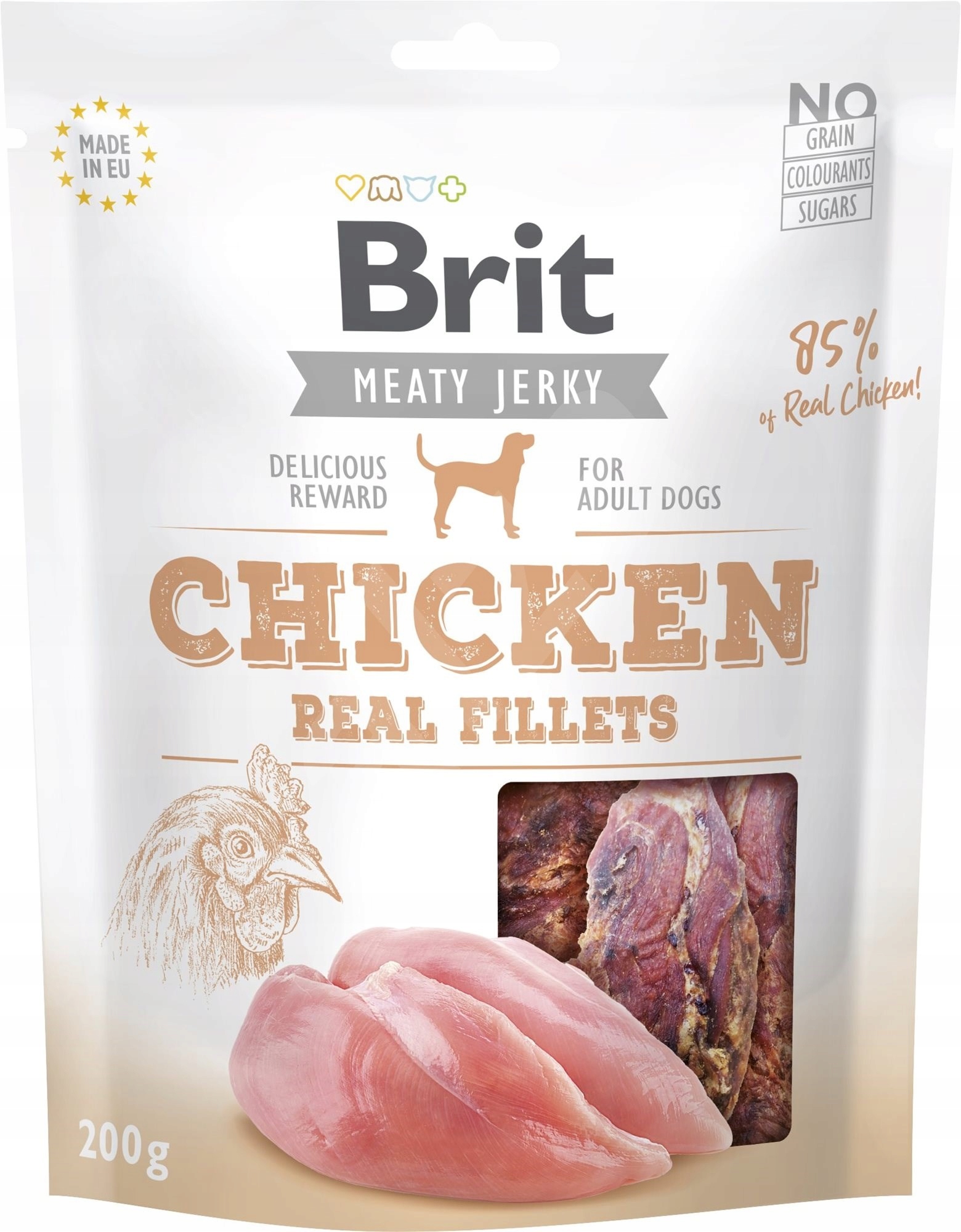 Levně Brit Jerky Chicken Fillets 200 g
